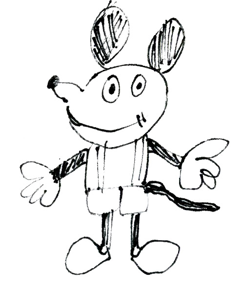 自分流のミッキーマウスを キャラクターイラストの個性的な描き方 Kyopiland