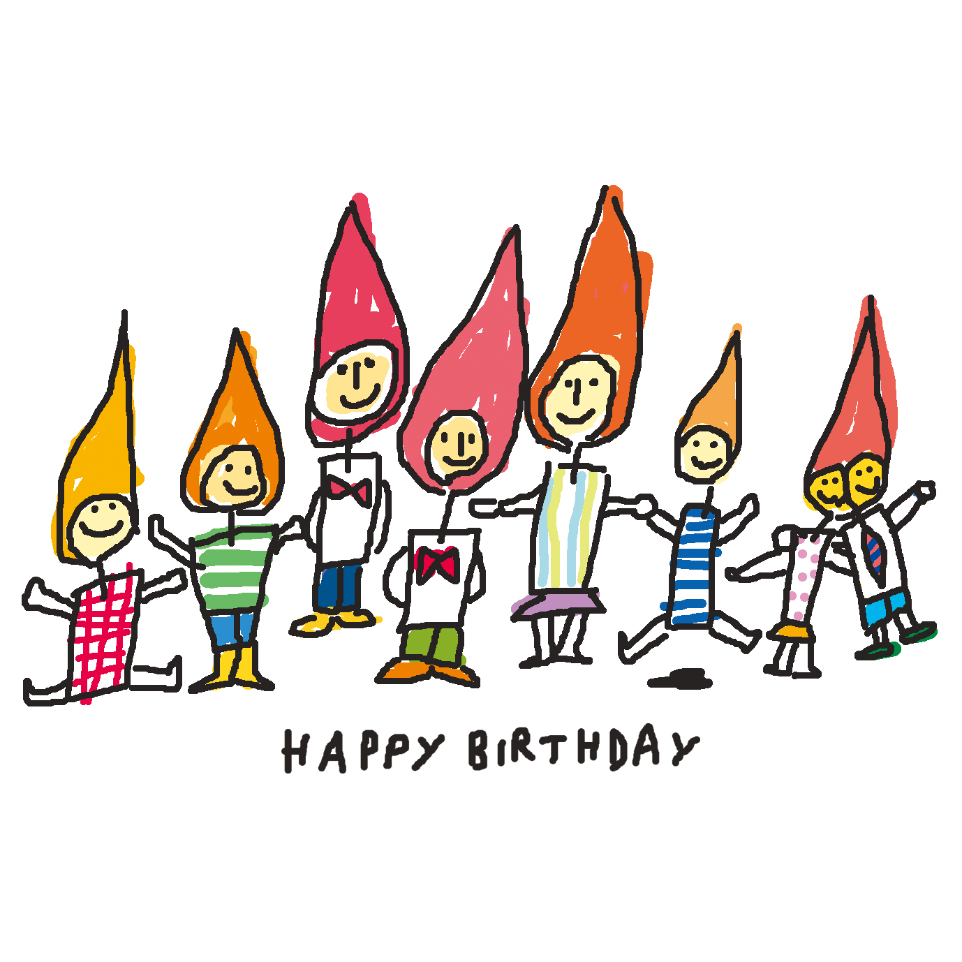 Birthday card -candles-